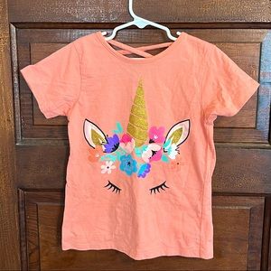 Bobbie Brooks | Pink Unicorn Shirt 7/8(M)